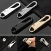 5PCS DIY High-Visibility Detachable Metal Zipper Head Instant Repair Universal Luggage Clothing Bags Zipper Pull Replacement