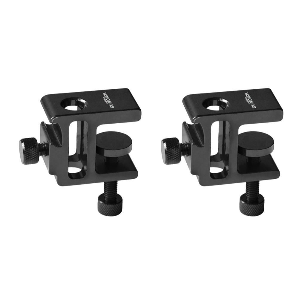 Camping Lantern Stand Clip For Light Pole Table Fixing Aluminum Alloy Clamp Outdoor Hanging Lamp Holder Desktop Light Bracket
