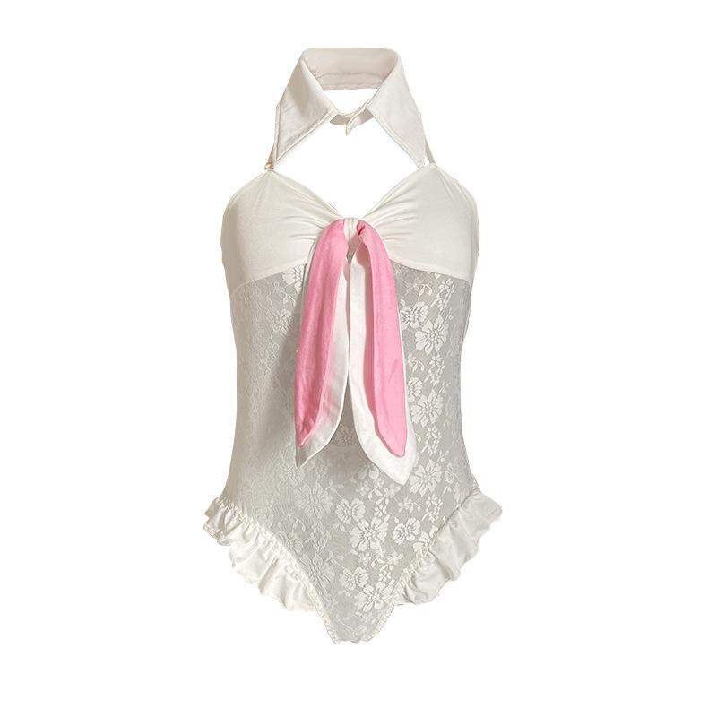 Bunny lingerie passion uniform seduction suit open crotch bunny maid outfit pure lust -