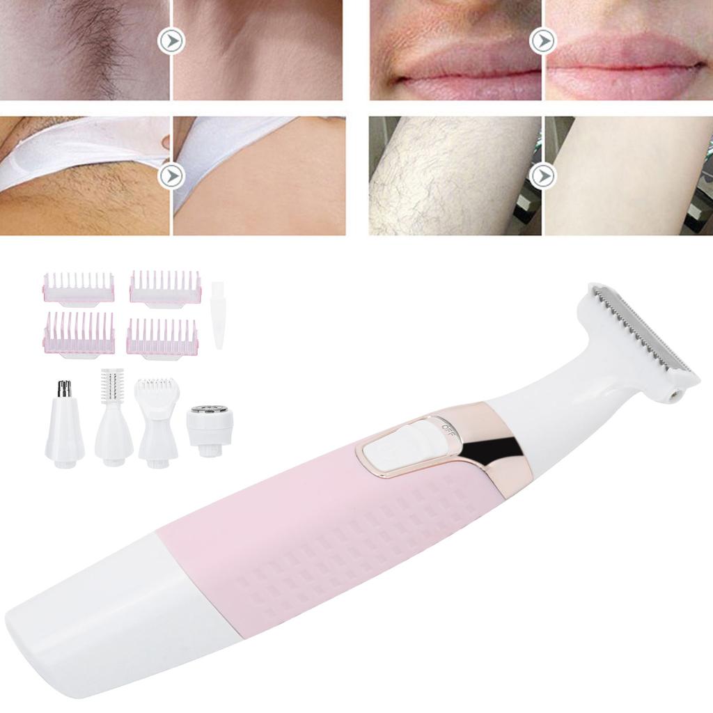 Electric Body Depilator USB Rechargeable Women Shaver Painless 5 In 1 Hair Removal Machine