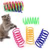 8/20 Pack for Cat Tube Spring Toy Interactive for Cat Toy for Indoor Cats Colorful Tube Plastic Coil for Kittens To Swa
