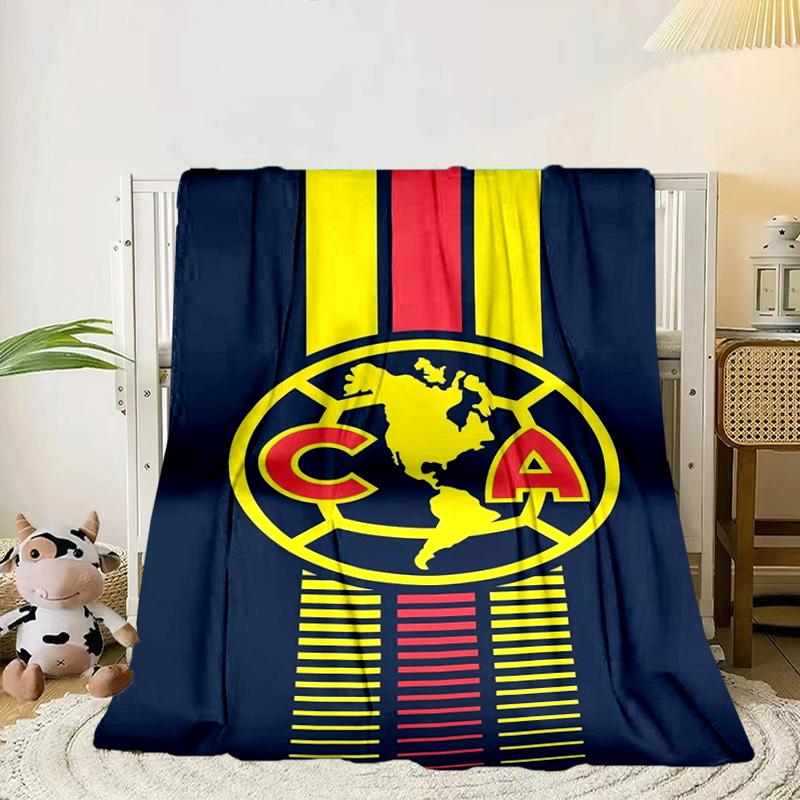 Club America Emblem Portable Blanket/Soft Blanket Bedding Blanket Suitable for Travel Camping Living Rooms Offices Sofas Fan Gifts