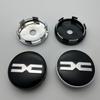 4pcs ABS 3D 60mm Car Emblem Wheel Center Caps Badge Hubcaps Cover Sticker Decal Styling Auto Accessories for DACIA Spring Duster