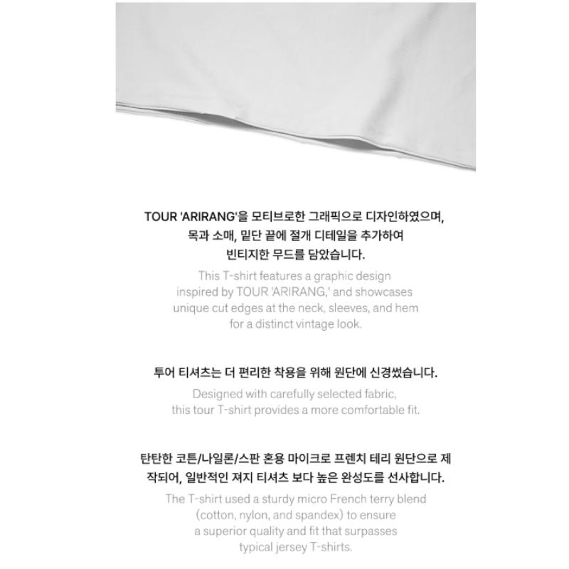 [PRE-ORDER]BTS S/S Tour T-BTS WORLD TOUR Official Merch