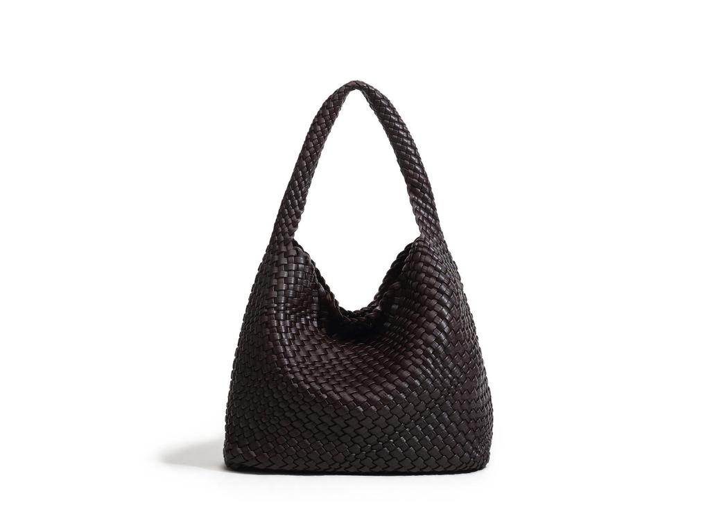 Handmade Woven Women's Tote: Large Capacity, Versatile Bucket Bag for Autumn/Winter - Perfect for Commute or Mother-Child Use