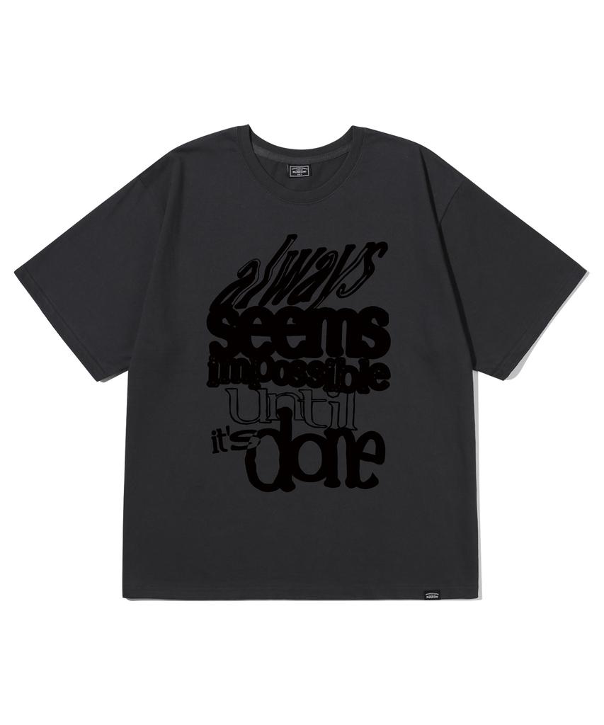 Peideu Pd Until Dawn Short Sleeve T-Shirt Charcoal