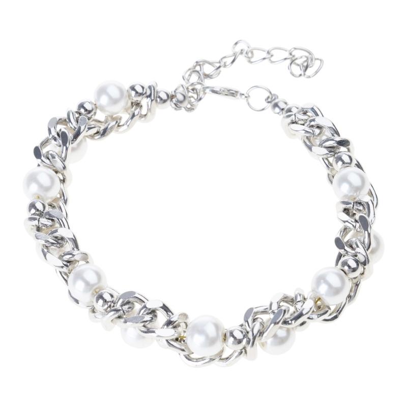 

Handcrafted Beaded Stainless Steel Bracelet Industrial Unisex Jewelry Edgy Twisted Bead Bracelet For Men And Women 1