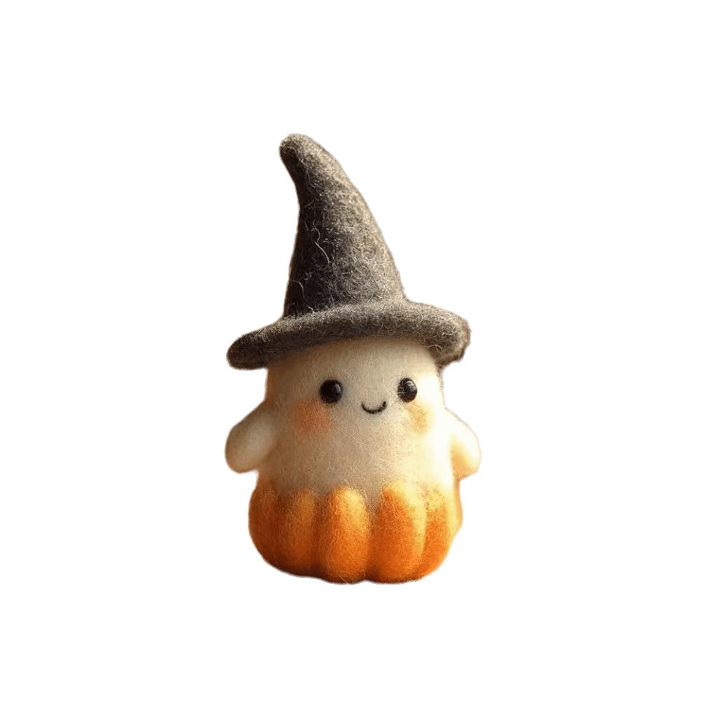 Cute Halloween Ornaments Toy Halloween Decoration Home Decor Wool Felt Ghost Statue Pendant