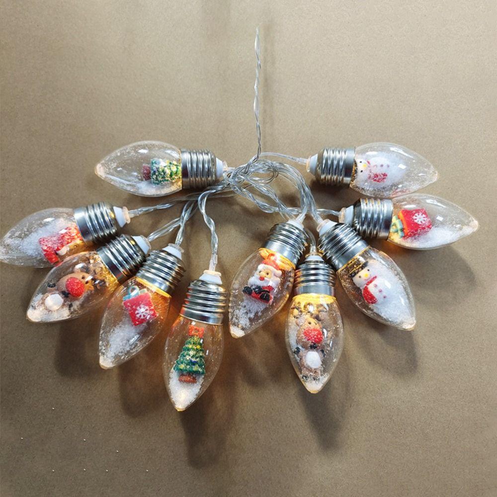 Snowman LED String Light Christmas Tree Window Decoration Light String Hanging Lamp  Home