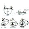Adult Male Chastity Device with Reverse CB Lock Stainless Steel 304 Pot Lid Chastity Locking Device for Male Chastity