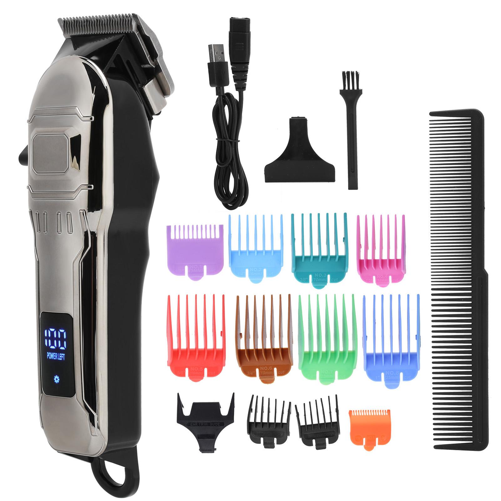 

USB зарядка светодиодный дисплей электрическая машинка для стрижки волос машинка для стрижки волос инструмент для укладки