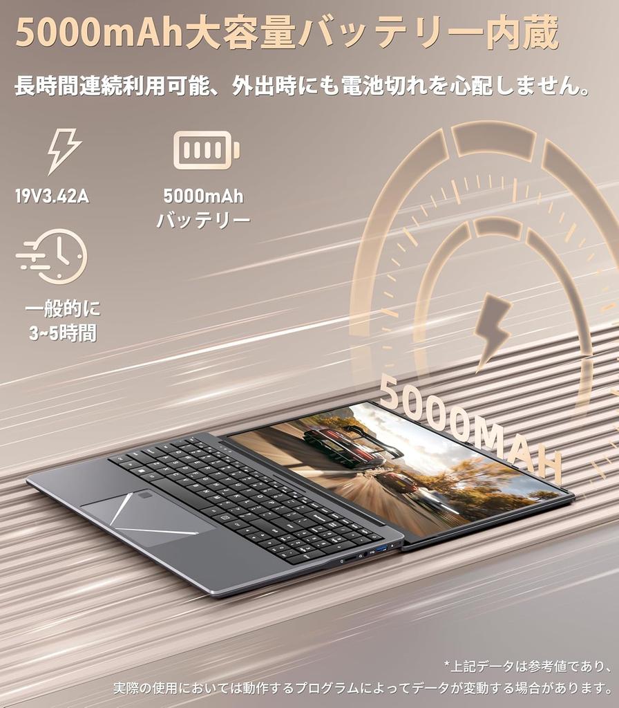 Lightweight and Slim Laptop with Office 2024 and Windows 11 AMD Ryzen 5 3500u 16GB LPDDR4 Memory 512GB NVMe 1920x1080 IPS Mini Bluetooth and Two USB