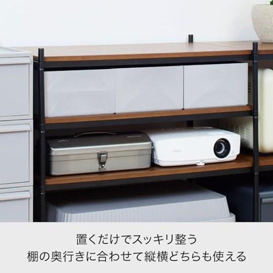 Like-it storage box versatile tidy-up deep TD-05 gray small item shelf toolbox open rack.