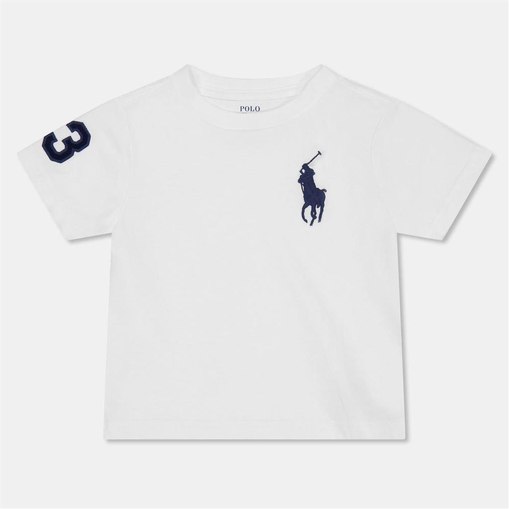 Ralph Lauren Childrens/Kids Embroidered Logo Crew Neck T-Shirt