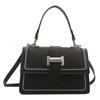 Black White Khaki Blue Brown Korean Style Fashion Handbag 2024 Spring Small Square Bag