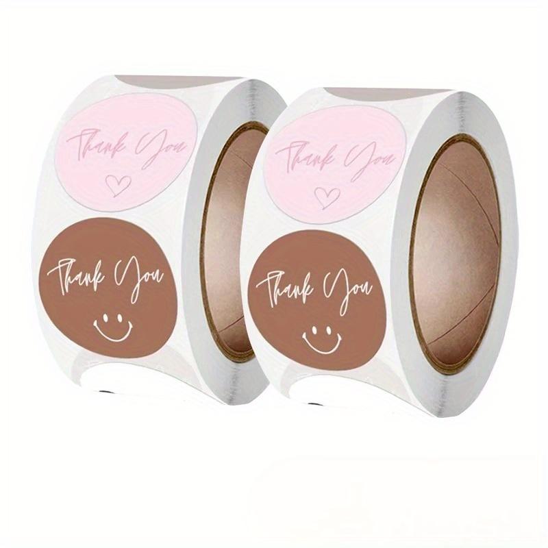 Thank You Stickers Waterproof Labels Packaging Label Business Stickers Sealing Tape Cute Stickers Aesthetic Stickers