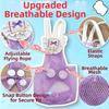 Adjustable Pet Parrot Diaper Snap-Closure Bird Vest Safety Parrot Nappy  for Cockatiel Pigeons