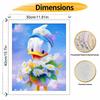 Disney Daisy Duck Flower Paint By Number Kit Number Drawing Canvas DIY Picture Home Decor Painting Wall Art Decoration Gift Craft Set