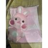 Used Flat Fur Stuffed Toy Tonbyori Seonghwa with Trading Card