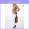Damen Langarm Spitze Rüschen Asymmetrisch Freizeit Oberteile Hemd Bluse Minikleid Perfekt Für Jeden Anlass Und Jede Jahreszeit