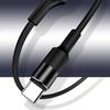Usams Kabel Pleciony U5 2A Usb-C Czarny/Black 1,2M Sj221Tc01 (Us-Sj221)