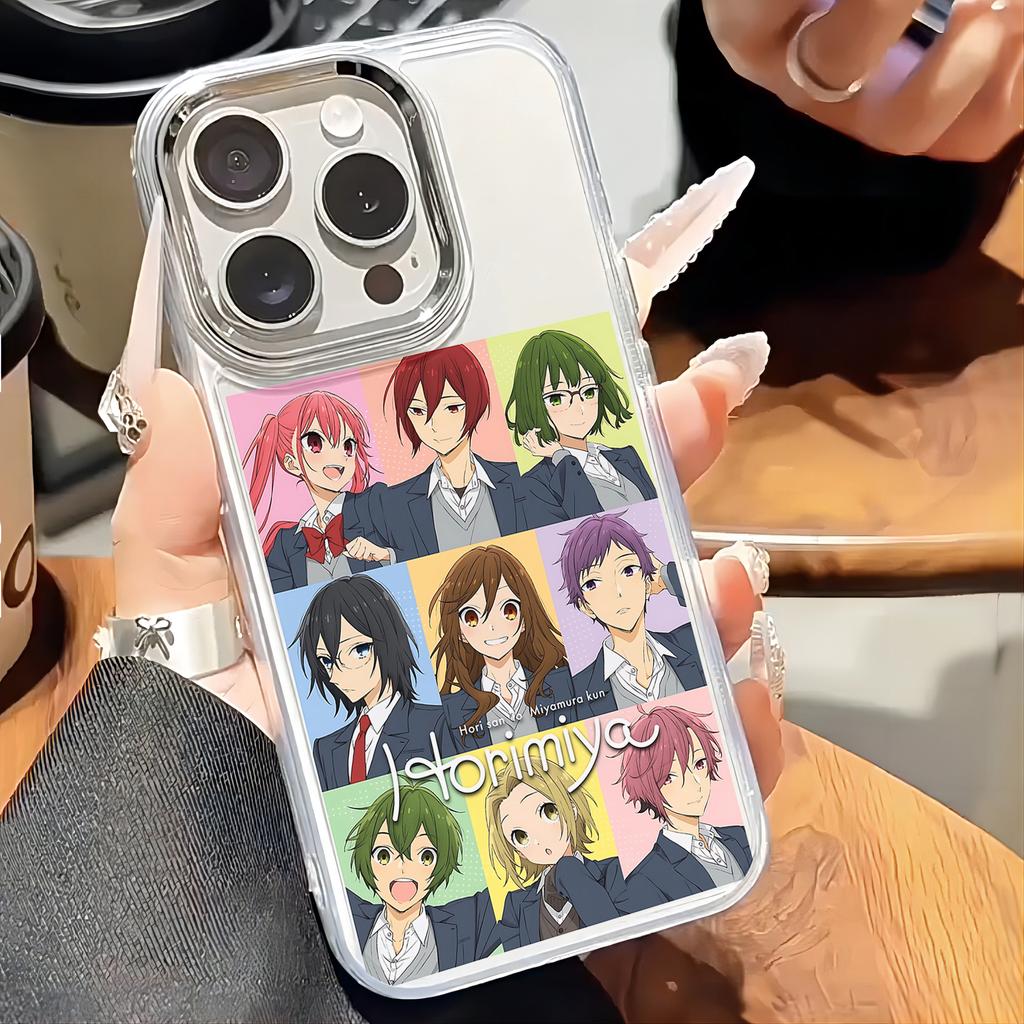 Cartoon H-Horimiya Phone Case For iPhone 17 16e 16 15 14 13 12 11 Mini Pro Max X XR XSMAX 8 7 Air Plus Transparent Soft Cover