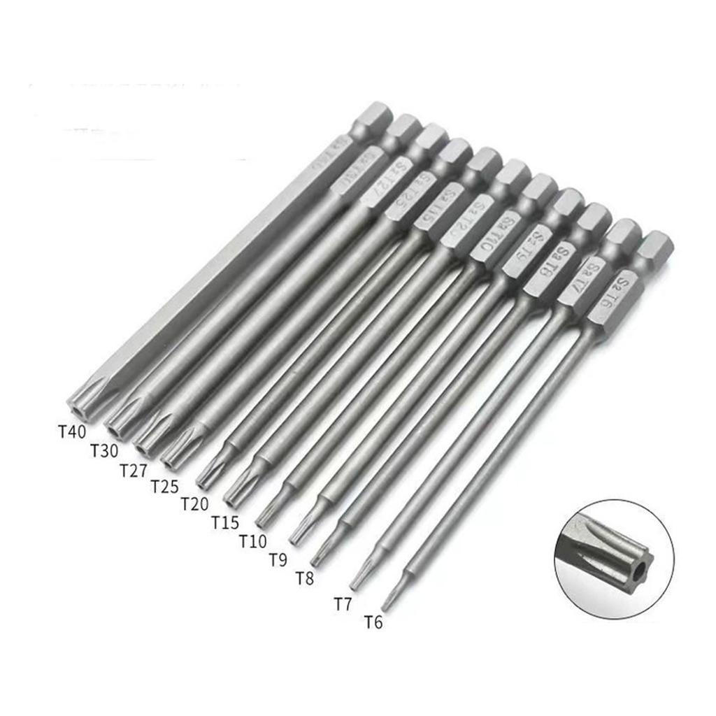 Inner Hex Shank Screwdriver Bit Strong Magnetic Alloy Steel Wrench Drilling Head Electric Screwdriver Bit Hardware