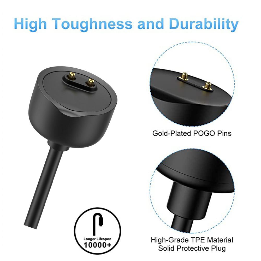 Xiaomi USB Charging Cable For Xiaomi Mi Band 6 5 4 3 2 Magnetic Chargers for Xiaomi Mi Band 7 8 Charger Line Portable USB Charger Wire