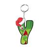 Santa 2D Flat Acrylic Christmas Tree Hanging Decoration Sports Car Decoration Flat Decoration Pendant