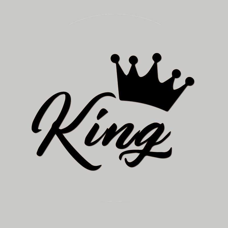 CROWN KING Car Stickers, Fashion Waterproof Vinyl Decal Auto Sticker Car Styling Decoration Accessories