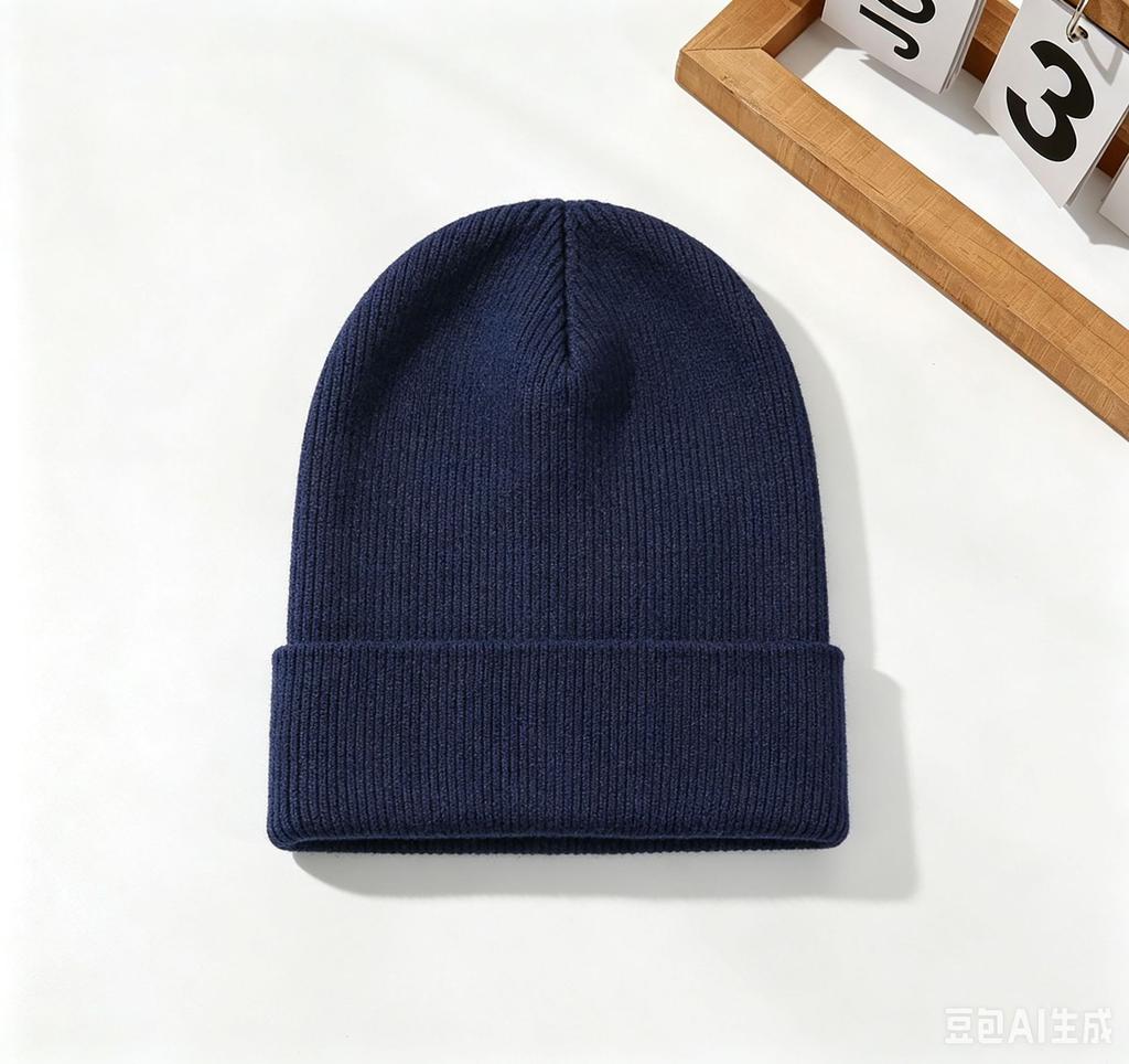 Autumn and Winter Solid Color Versatile Knitted Hat Men's and Women's Fashion Simple Wool Hat Street Trend Cold Hat Pullover Hat