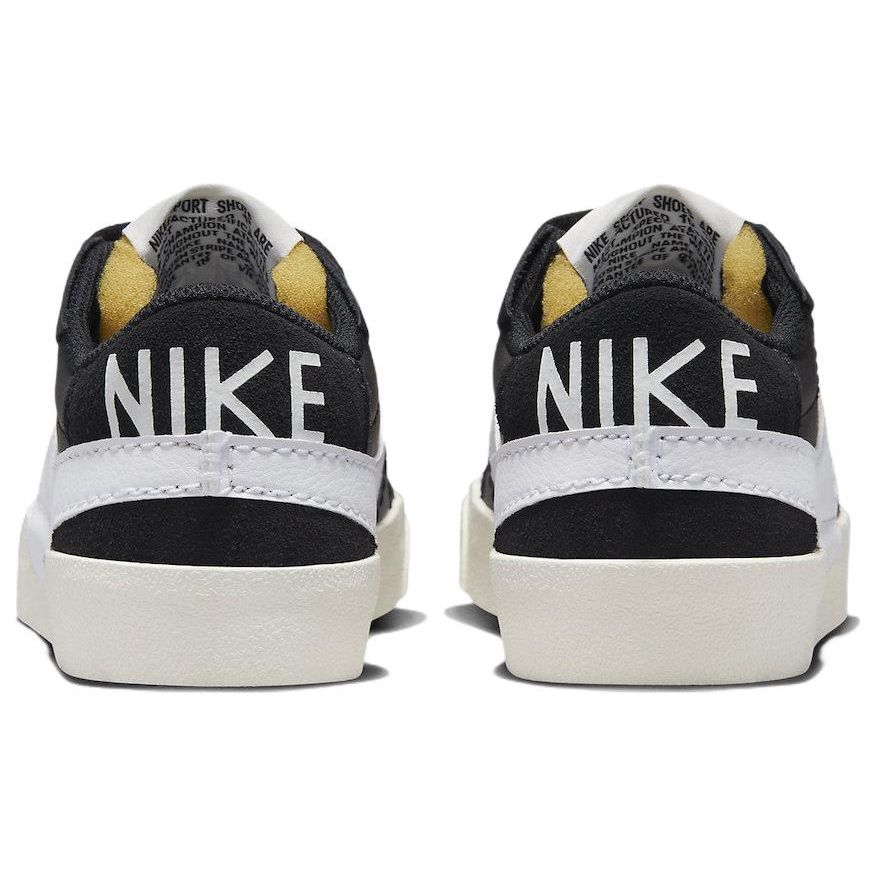 Nike Blazer Low 77 Jumbo Black White Women Sneakers Sail FD9858-001