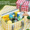 Portable Outdoor Picnic Basket Foldable Thickened Hand Basket ForPicnic Insulation Camping And Hiking Trips Easy To Clean Sturdy