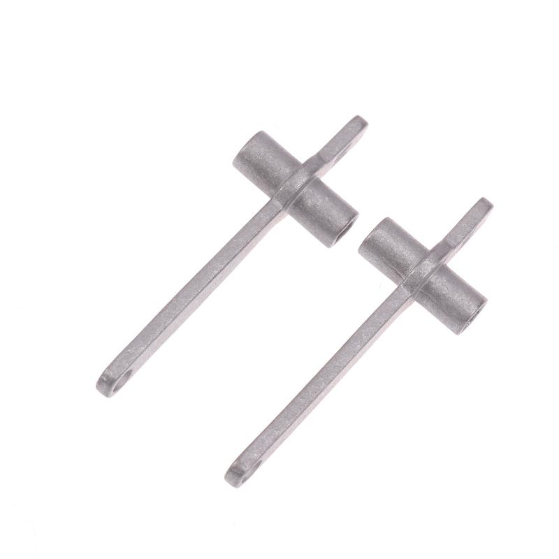Stainless Steel Radiator Bleed Key Handle Efficient Heating Radiator Bleed Key 5Mm Hole Core Plumbing Bleed Wrench Repair Tools