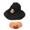 Cute Halloween Outfit Set For 15-17cm Dolls Black Witch Hat Pumpkin Top Wizard Hat And Pumpkin Top Perfect for Collector