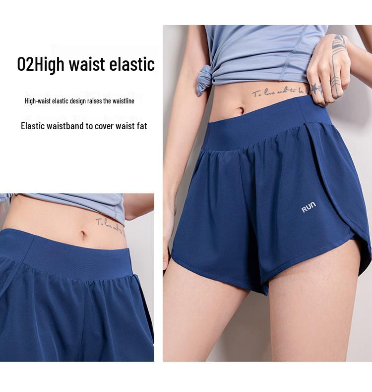 Damen Schnelltrocknende Yoga-Shorts: Herbst 2025 Slim Fit mit Tasche