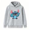 Kids Boys Girls Cute 67 Number Blue Alien Cartoon Print Pullover Hoodie Soft Casual Long Sleeve Hooded Sweatshirt For Daily Wear And School Activities