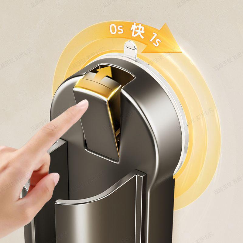 Electric Toothbrush and Mouthwash Cup Holder - Wall-Mounted Bathroom Storage Rack.