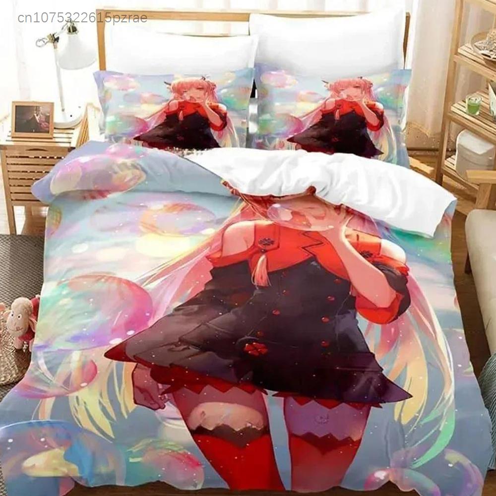 3D Print Anime Pixiv Fantasia T Bedding Set Printed Bed Set With Pillowcase Bed Duvet Cover Soft Queen King Size Bedclothes Home