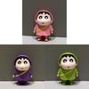 Shinchan Crayon Colorful Raincoat Standing Figure Desktop Decoration Cartoon
