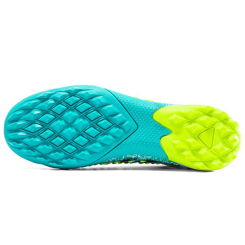Scarpe da Calcio High Top Antiscivolo Ag Chiodi Lunghi Scarpe da Calcio da Uomo Chiodi Spezzati Scarpe Speciali per Allenamento Resistenti all'Usura Calcio