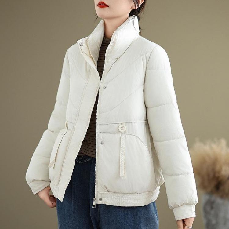 Women Autumn Spring Winter Oversized Casual Loose Cotton Padded Jacket Coat Outerwear