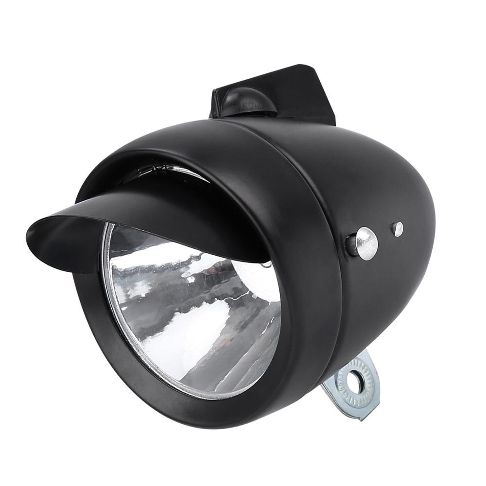 Black LED Bike Headlight with Visor Cycling Lighting Equipment  Cycling Accessories
