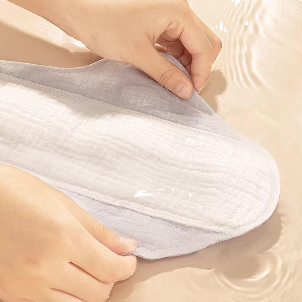Cotton Adult Diaper Washable Period Panty Liners Durable Monthly Absorbent Menstrual