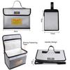 Mewmewcat Portable Fireproof and Explosion-Proof Lipo Guard Safe Bag with Large Storage Space for Charging and Storage, Double Metal Zipper Case