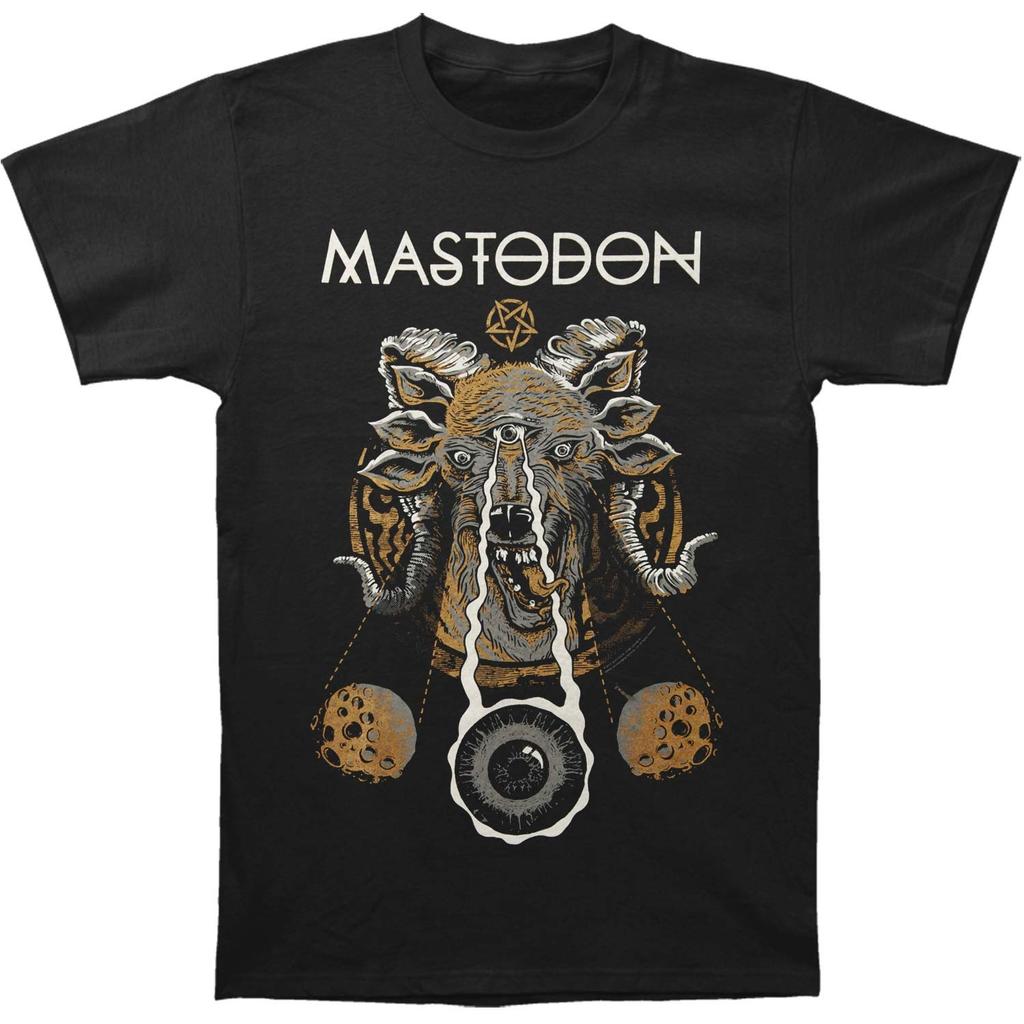 Men's Mastodon Weird Goat 4/15 - 8/15 Tour T-shirt Small Black