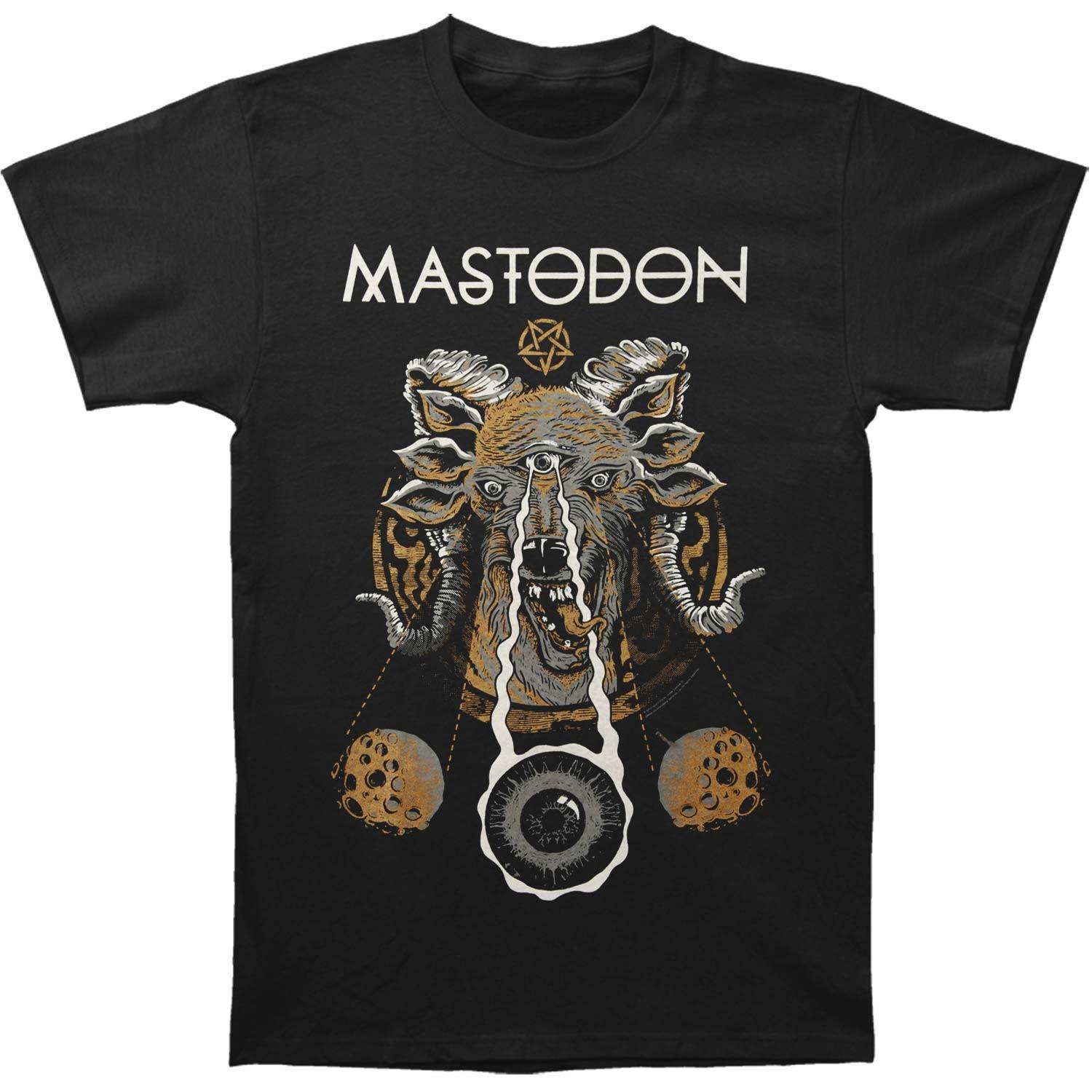 Men s Mastodon Weird Goat 4/15 - 8/15 Tour T-shirt Small Black S