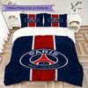 Paris Saint Pattern Bedding Uilt Set Uilt Cover Pillowcase Home Decoration Birthday Gift (1 * Duvet Cover + 2 * Pillowcase  Without Core)75