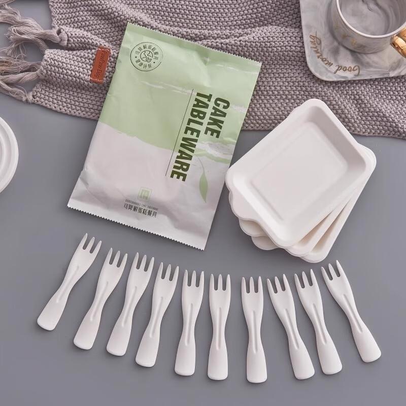 Biodegradable Paper Cake Tableware Set