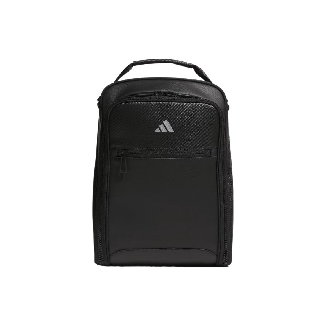 Adidas Polyurethane Faux Leather Shoe Bag Handbag Regular Mens Black One Size чёрный